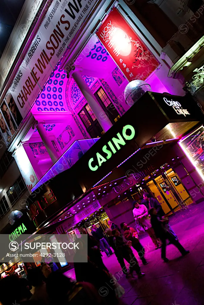 England, London, Leicester Square, the casino at the Empire