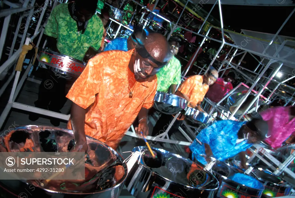 Caribbean Trinidad and Tobago Carnival Steel pan