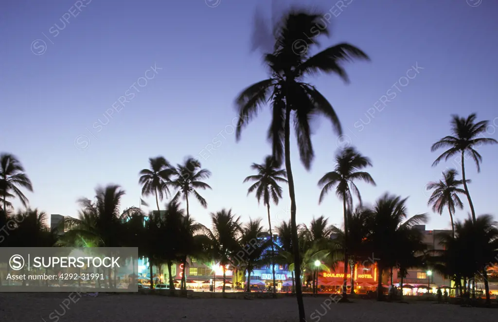 Florida, Miami Beach. Ocean Drive