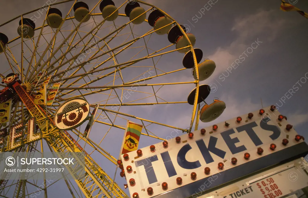 Florida, Miami County Fair. Amusement park