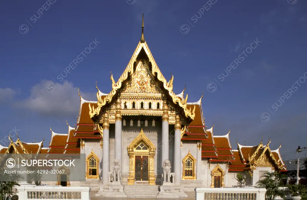 Thailand, Bangkok. Marble Temple Wat Benjamabopit