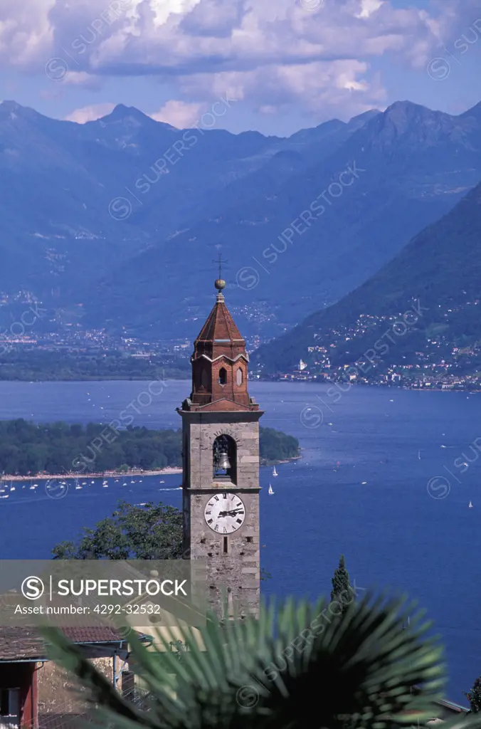 Switzerland, Canton Ticino, Lake Maggiore, Ronco sopra Ascona