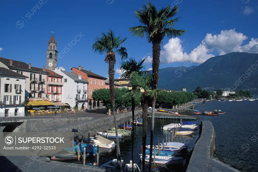 Switzerland, Canton Ticino, Lake Maggiore, Ascona