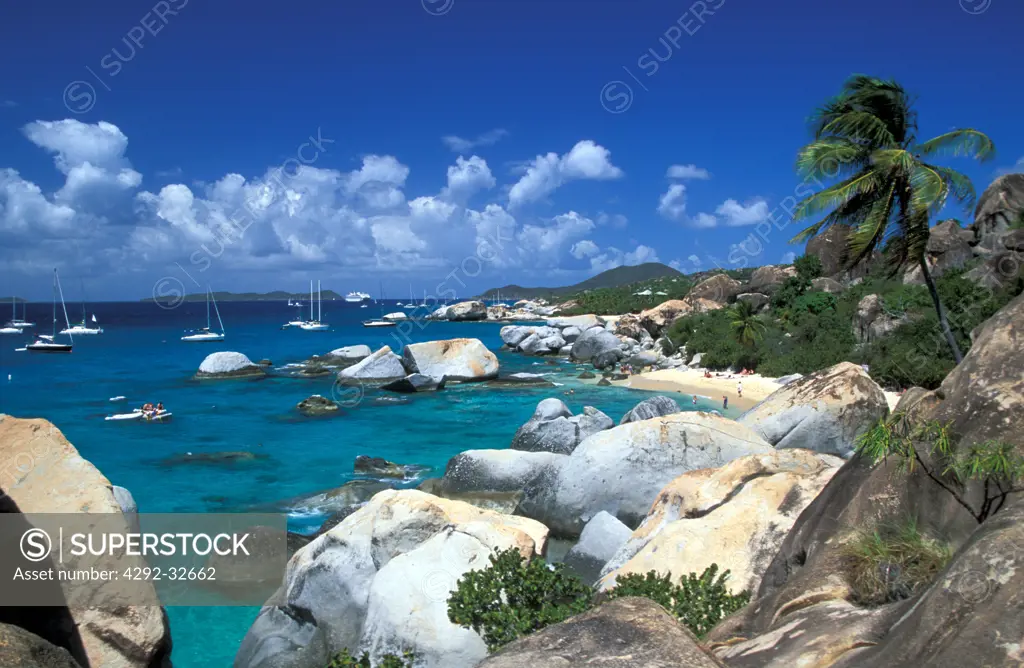 Central America, Caribbean, British Virgin Islands, Virgin Gorda Island, the Baths