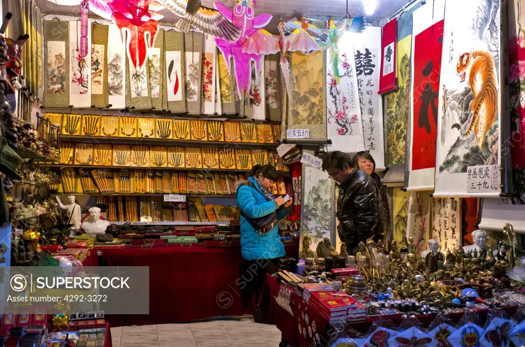China, Beijing, souvenir shop