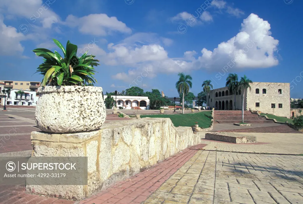 Dominican Republic, Santo Domingo. Colonial town, Alcazar de Colon
