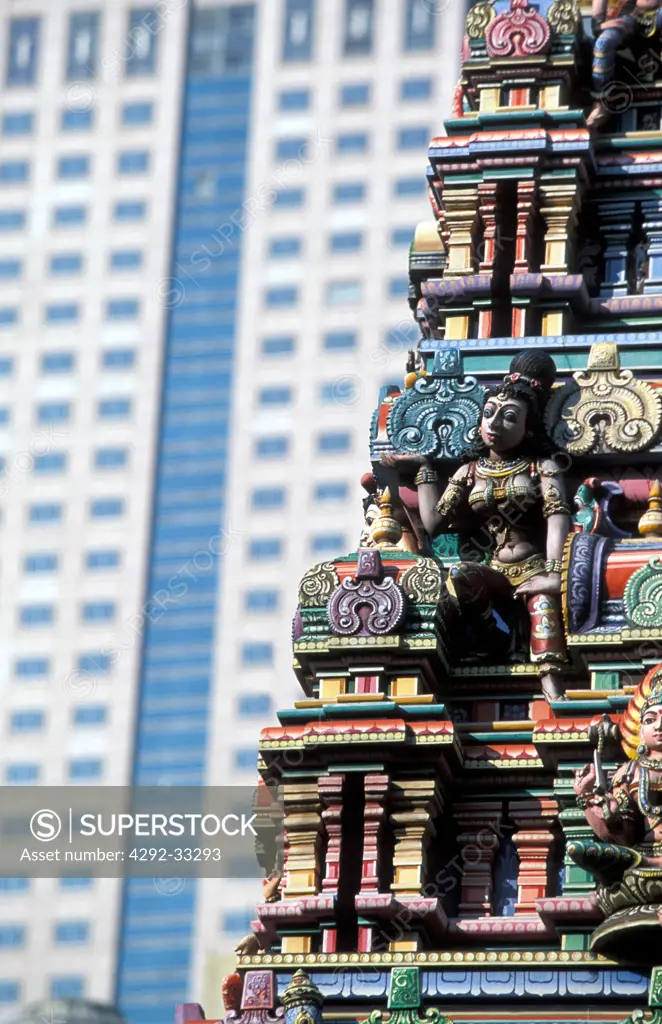Thailand, Bangkok, Sri Mahamariamman Temple