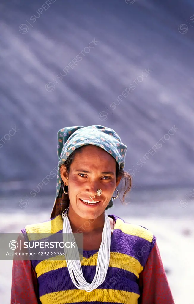 Nepal, woman's portrait