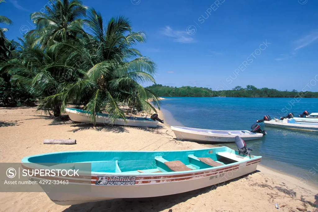 Belize, Placencia, boats