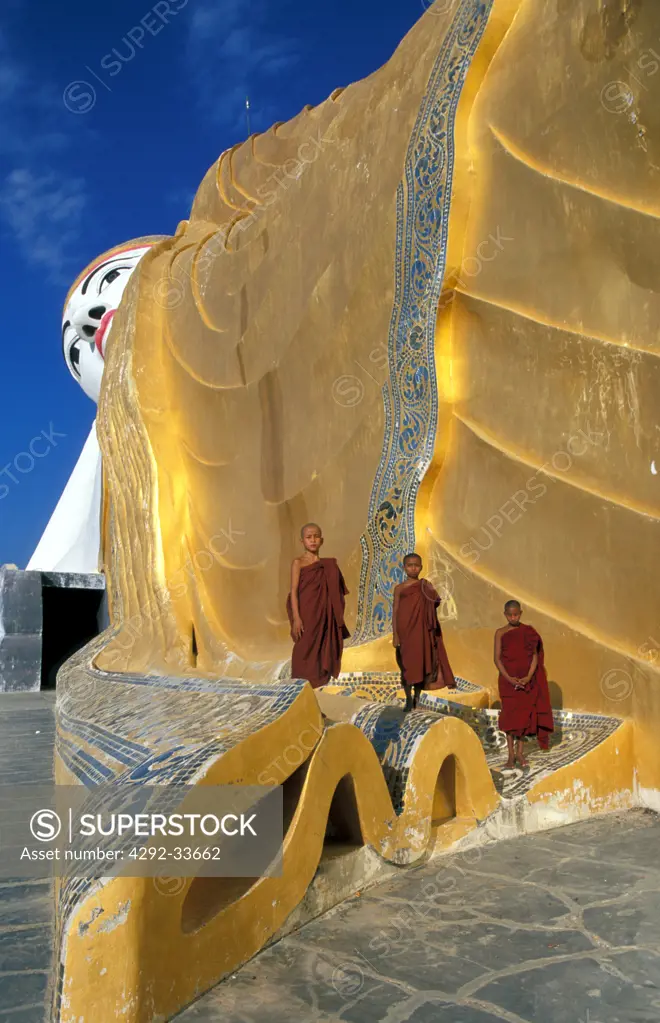 Burma, Myanmar, Mandalay Division, Monywa, Giant Buddha Statue