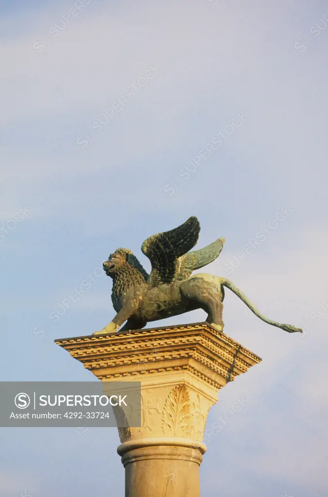 Veneto, Venice. St. Marco square, The Lion