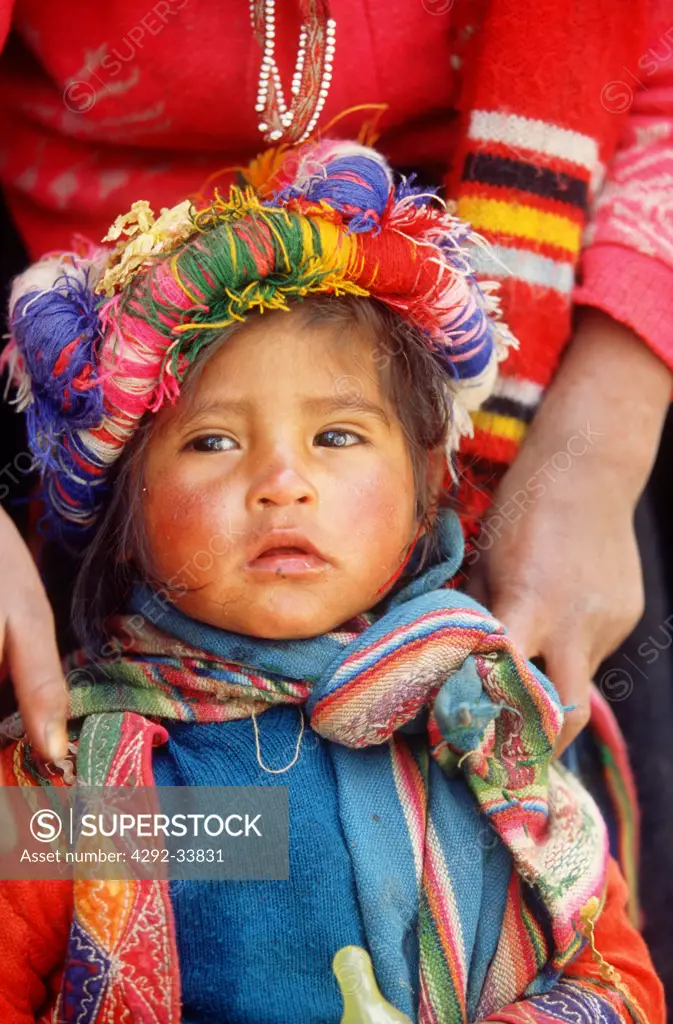 South America,Peru, Cuzco Quechua indian girl