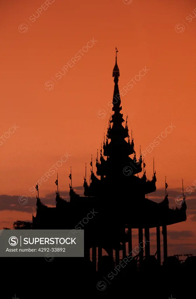 Myanmar, Mandalay, The Royal Palace