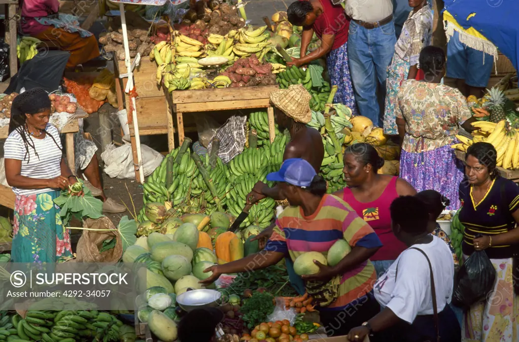 Grenada St.George's People at Saturday market