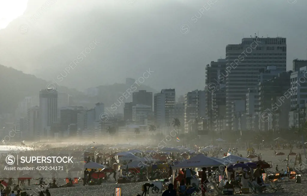 Brazil, Rio de Janeiro, Ipanema beach