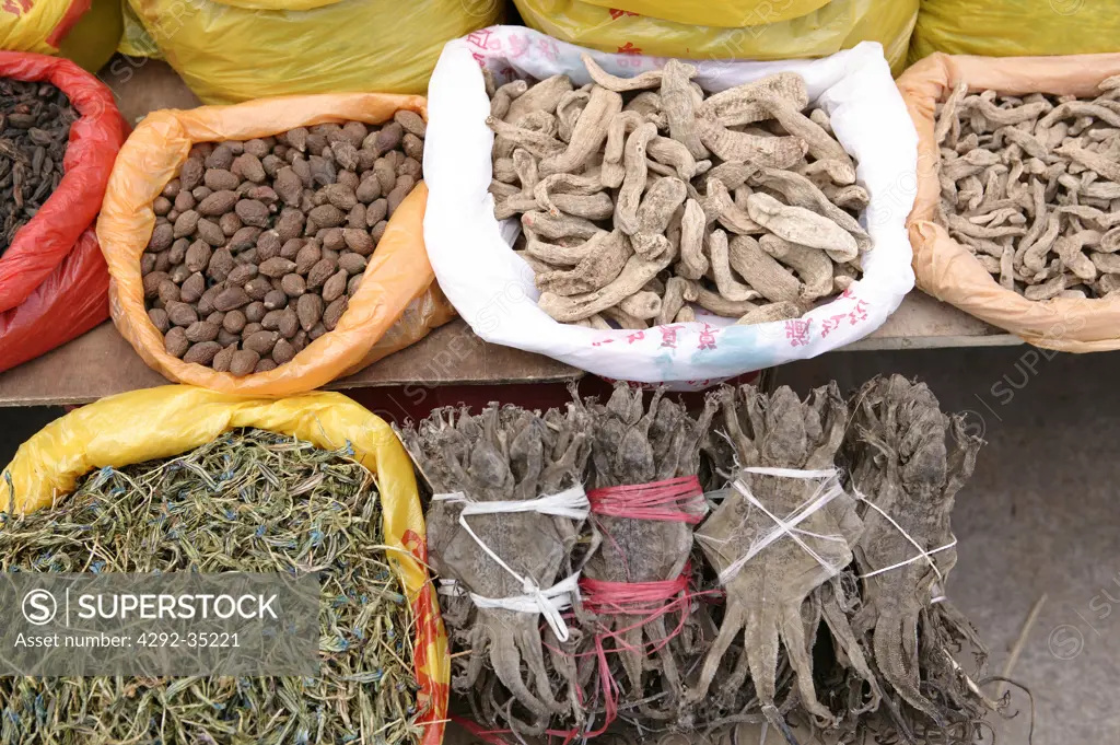 Chinese Medicine Natural Ingredients Lhasa, Tibet, China