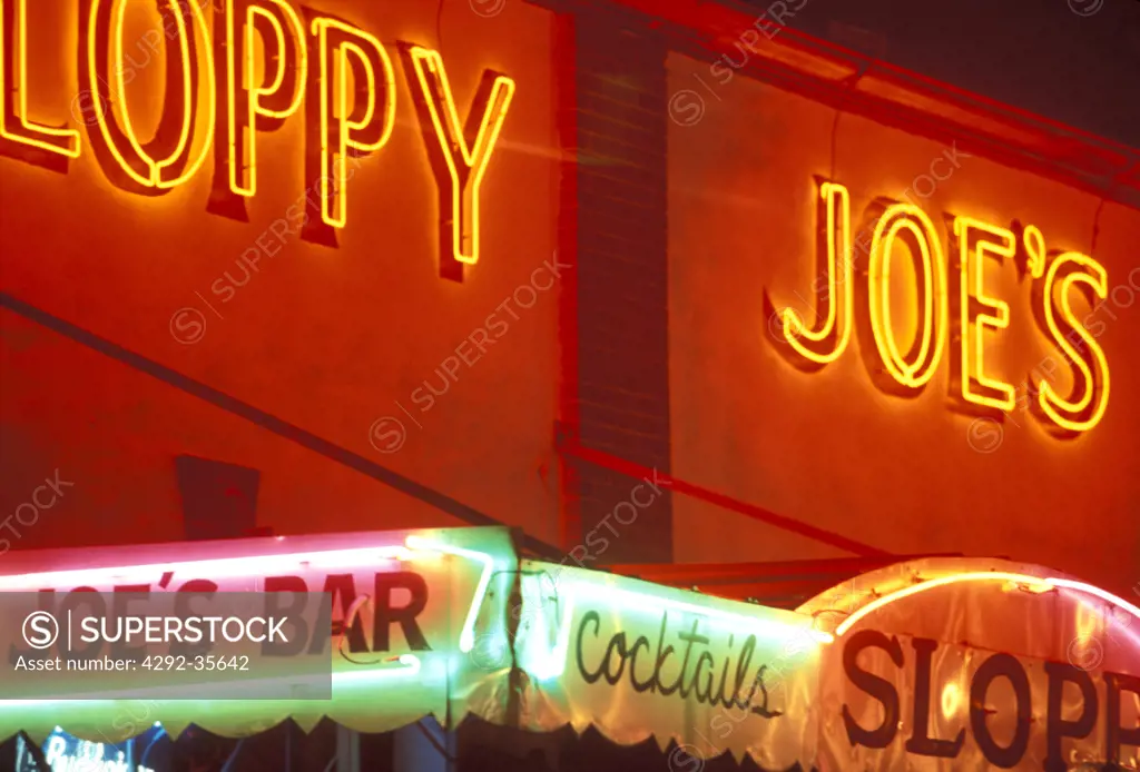 Sloppy Joe's Bar on Duval Street, Key West, Florida