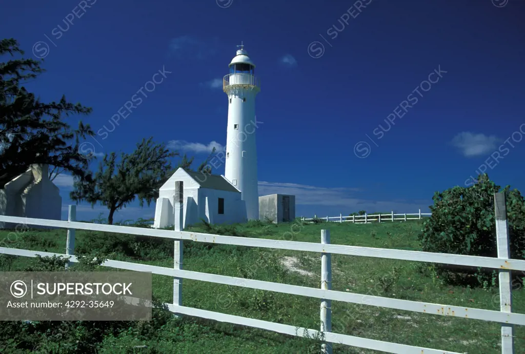 Caribbean. Turks and Caicos Islands. Lighthouse