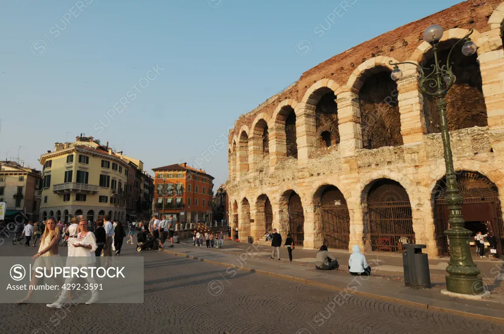 Italy, Veneto, Verona, the Arena