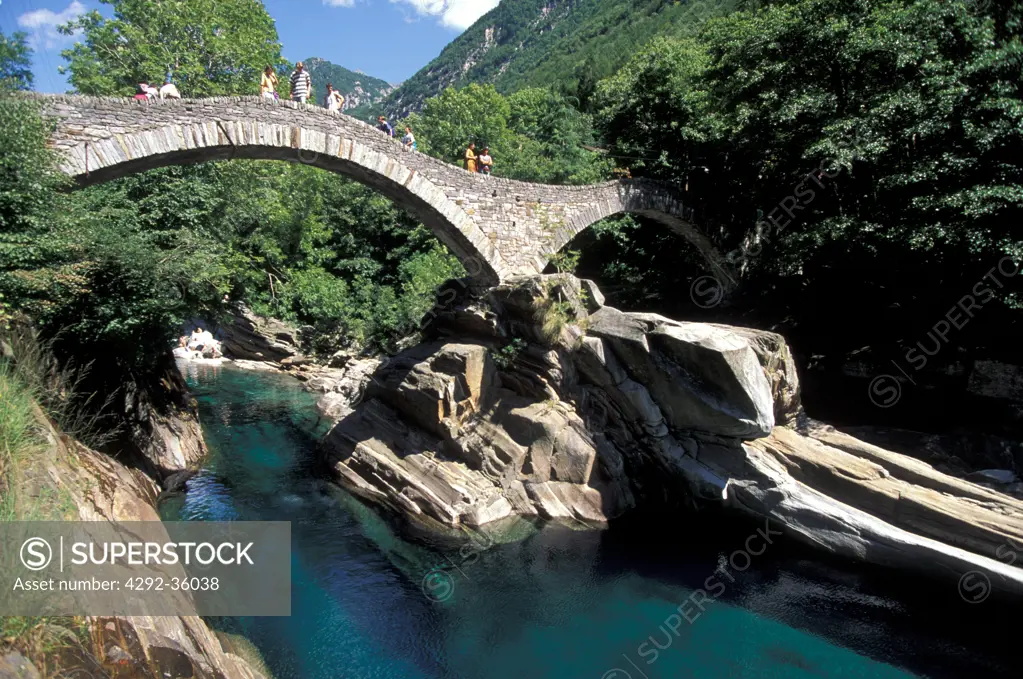 Verzasca Valley, Lavertezzo, Switzerland, Canton Ticino