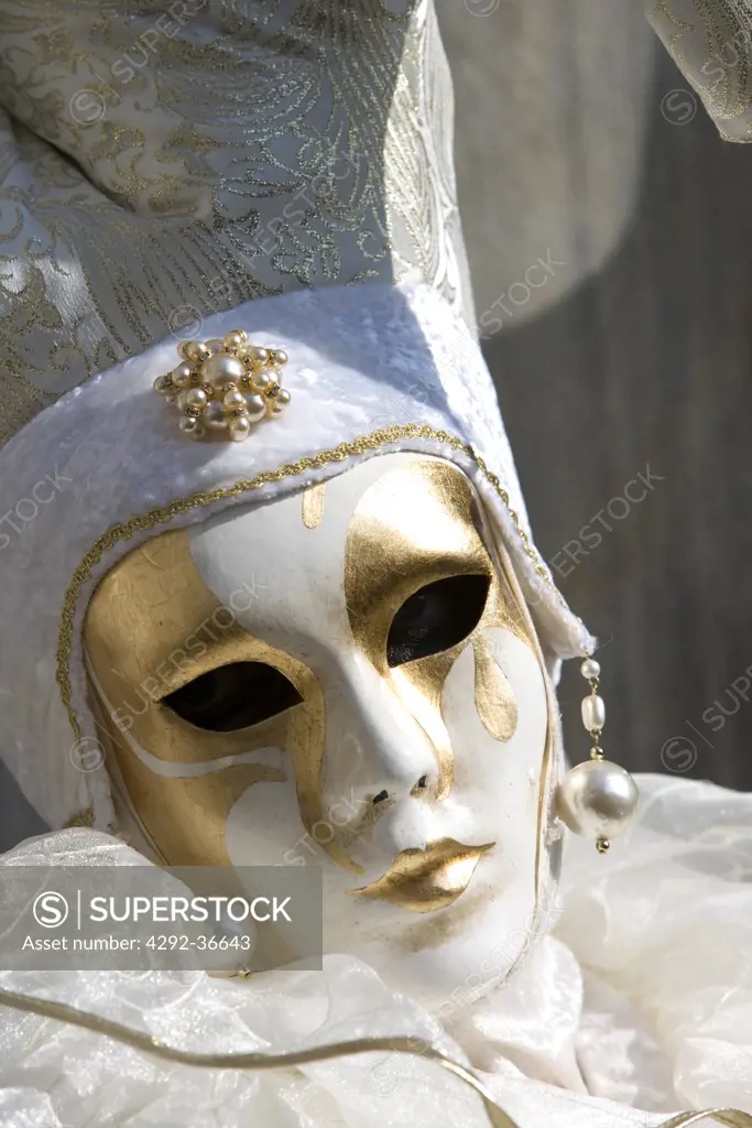 Italy, Veneto, Venice, carnival mask