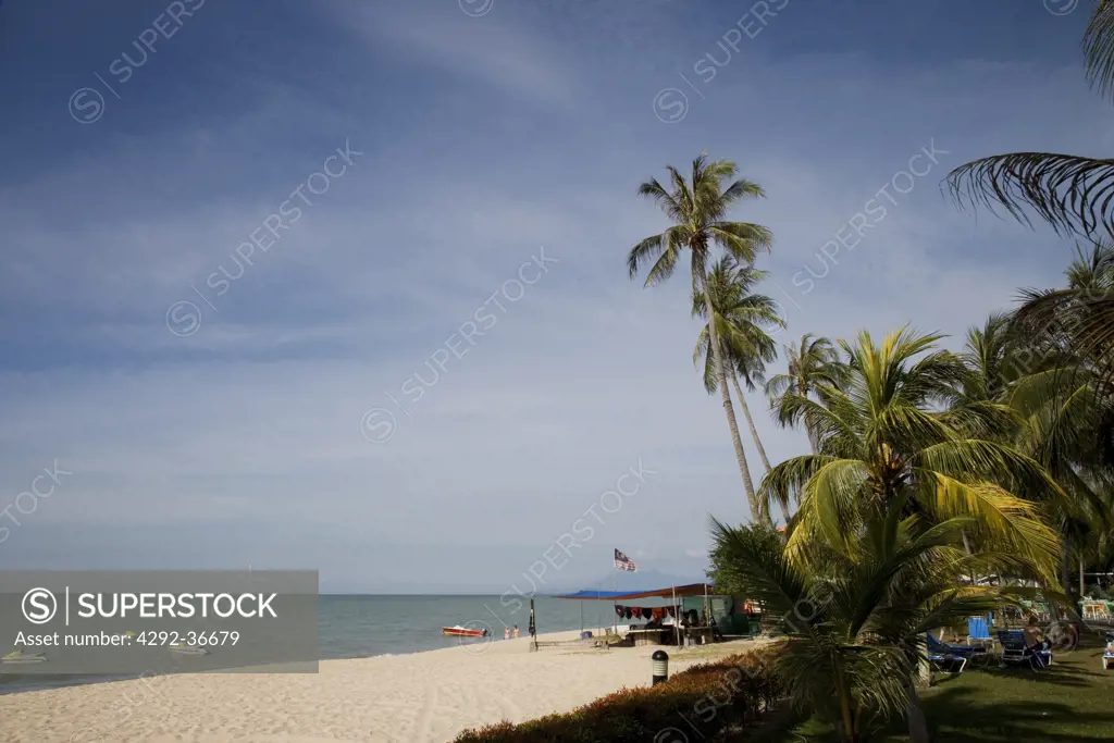 Malaysia, Penang. Batu Ferringhi beach