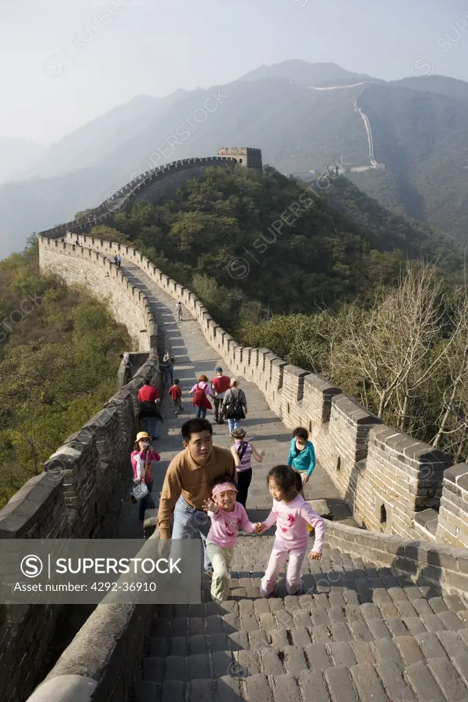 China. Bejing. The Great Wall at MutianYu.