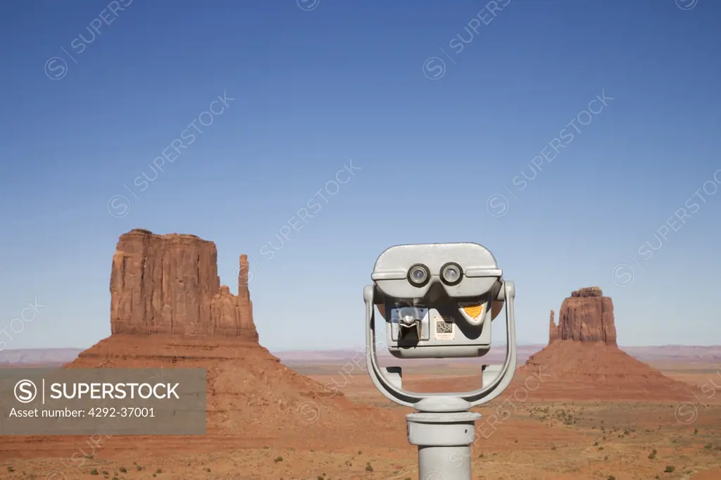 USA, Arizona,Utah,Monument Valley , binoculars