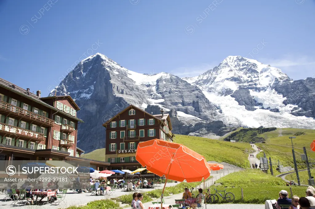 Switzerland, Canton Bern, Berner Oberland, Kleine Scheidegg,