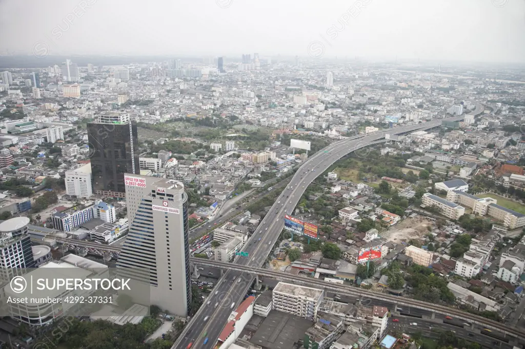 Thailand, Bangkok, city view.