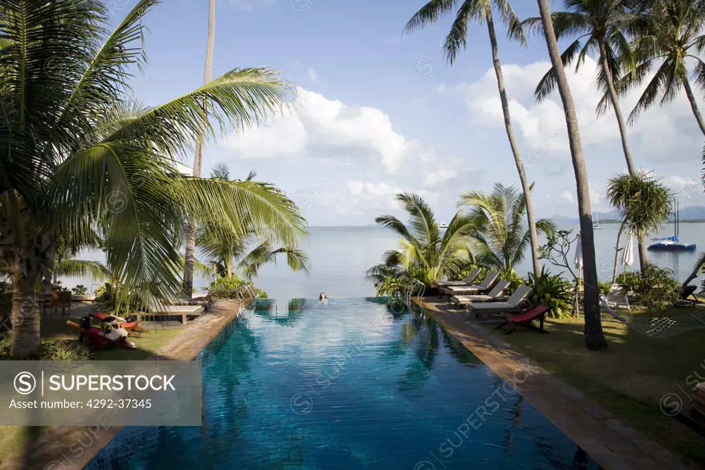 Thailand, Koh Samui Island, swimming pool.