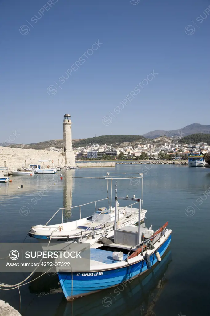 Europe, Greece, Western Crete, Rethymnon the Venetian harbour