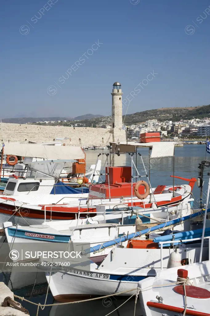 Europe, Greece, Western Crete, Rethymnon the Venetian harbour