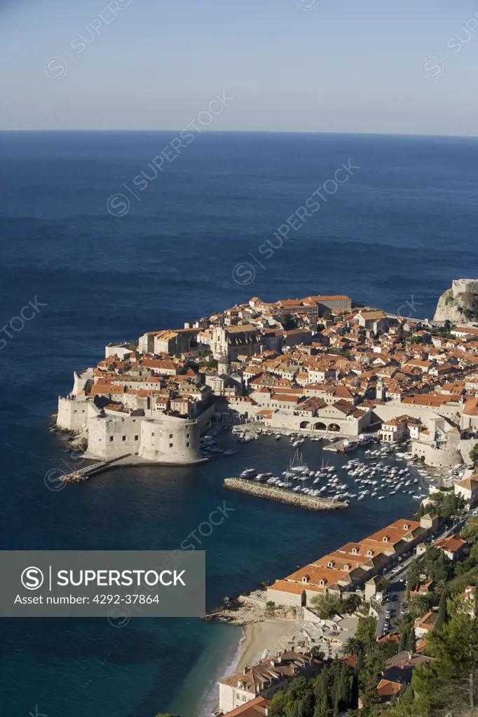 Croatia, Dubrovnik, aerial view