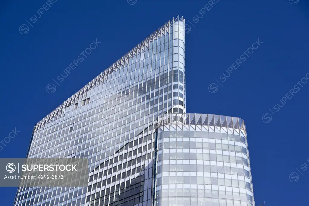 France, Paris, La Defense Financial District, Skyscraper
