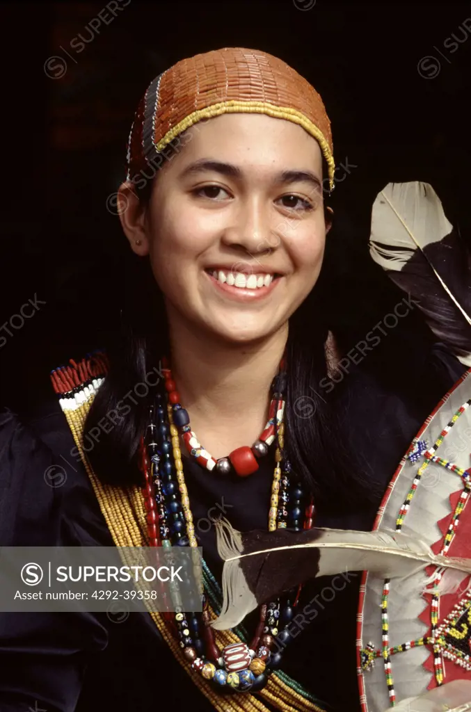 Kelabit girl from Sarawak, Malaysia.