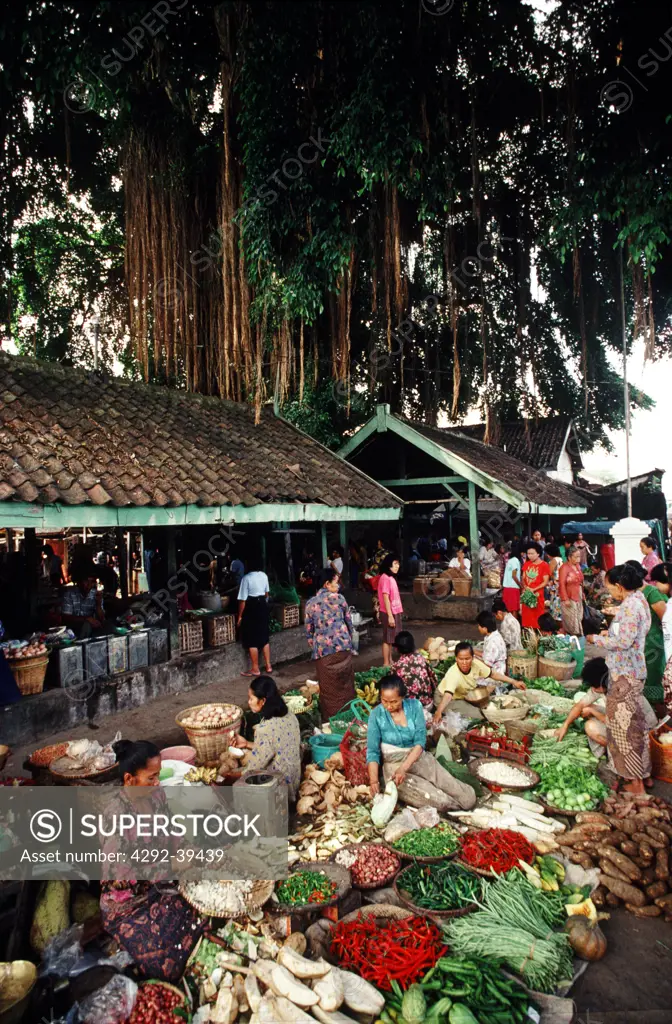 A market in central Java, Indonesia.