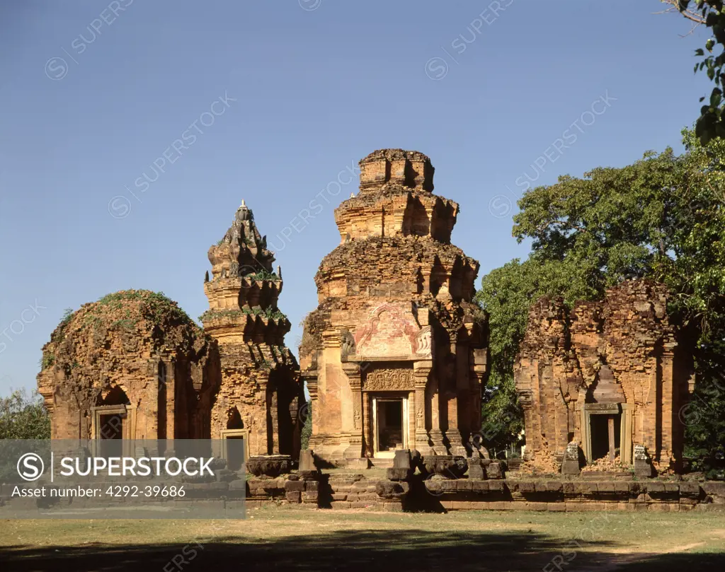 Prasat Sri Khoraphum, a khmer temple in Thailand.
