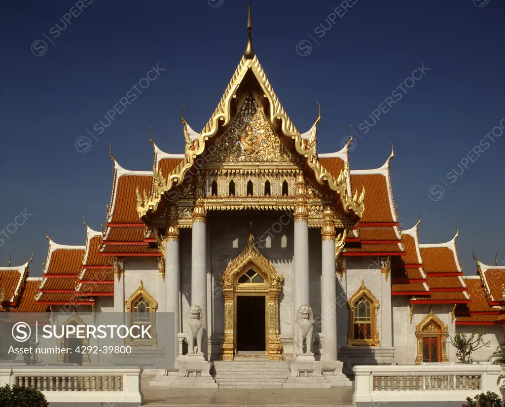 Wat Benjamabopit, the Marble temple,Bangkok,Thailand.