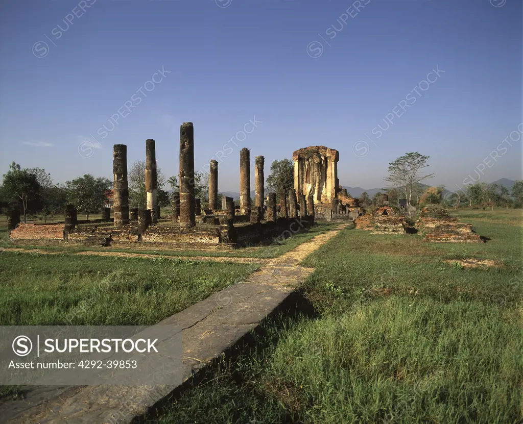 Ruins of Wat Chetupon, Sukhothai,Thailand