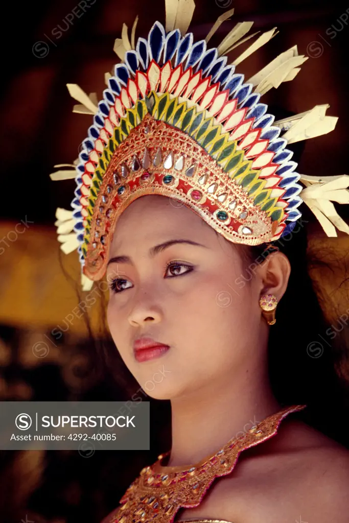 A Djanger dancer. Bali, Indonesia