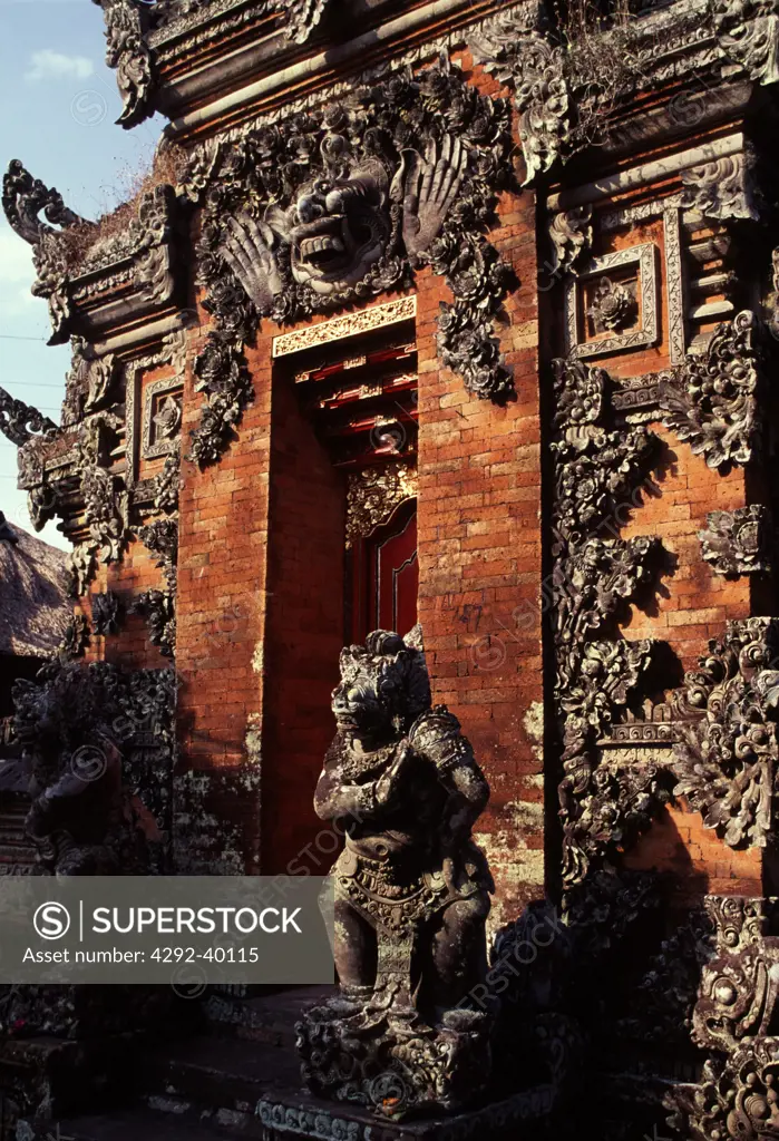 Temple gate, Ubud , Bali, Indonesia