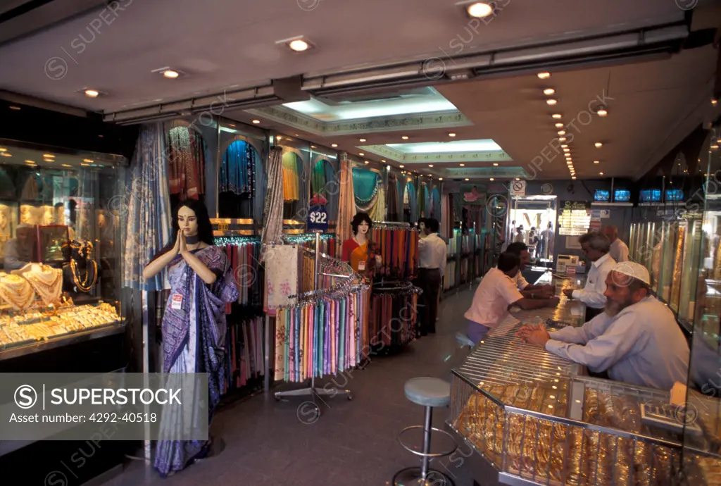 Indian emporium selling textile and jewellery