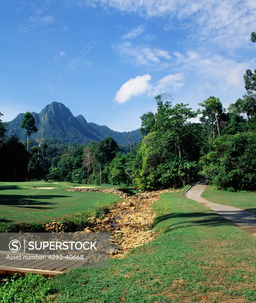 Malaysia, Langkawi island, Golf course