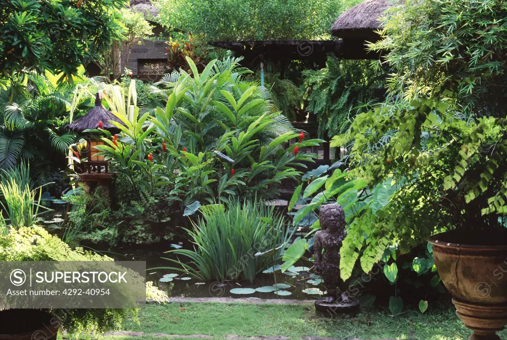 Indonesia, Bali, tropical garden