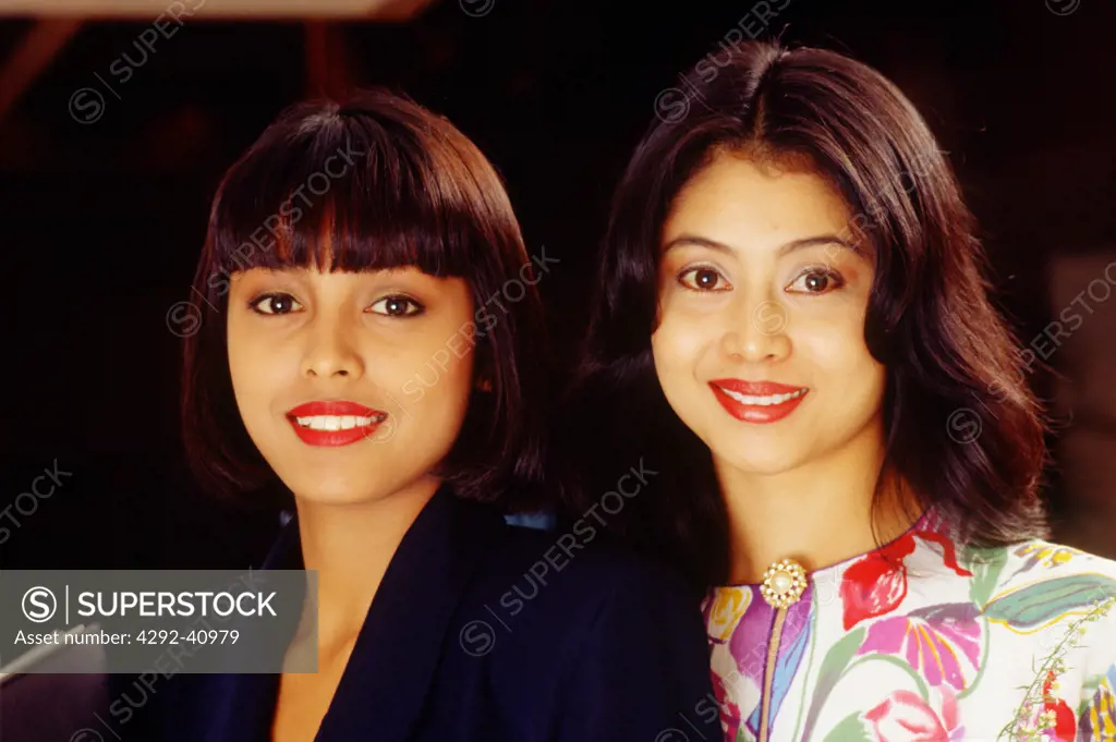 Two asian women
