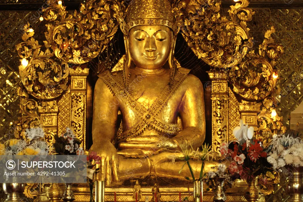 Sandamuni Buddha statue originally from Arakan( 1802)Mandalay Myanmar (Burma)