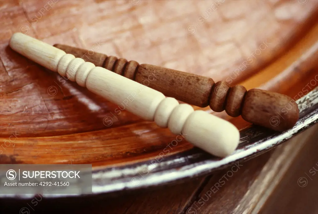 Wooden sticks used for foot massage