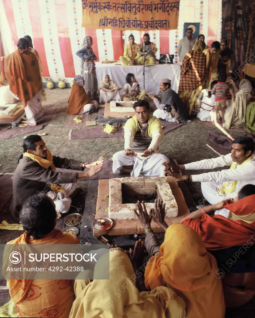 Jain People praying in Rajastan, India