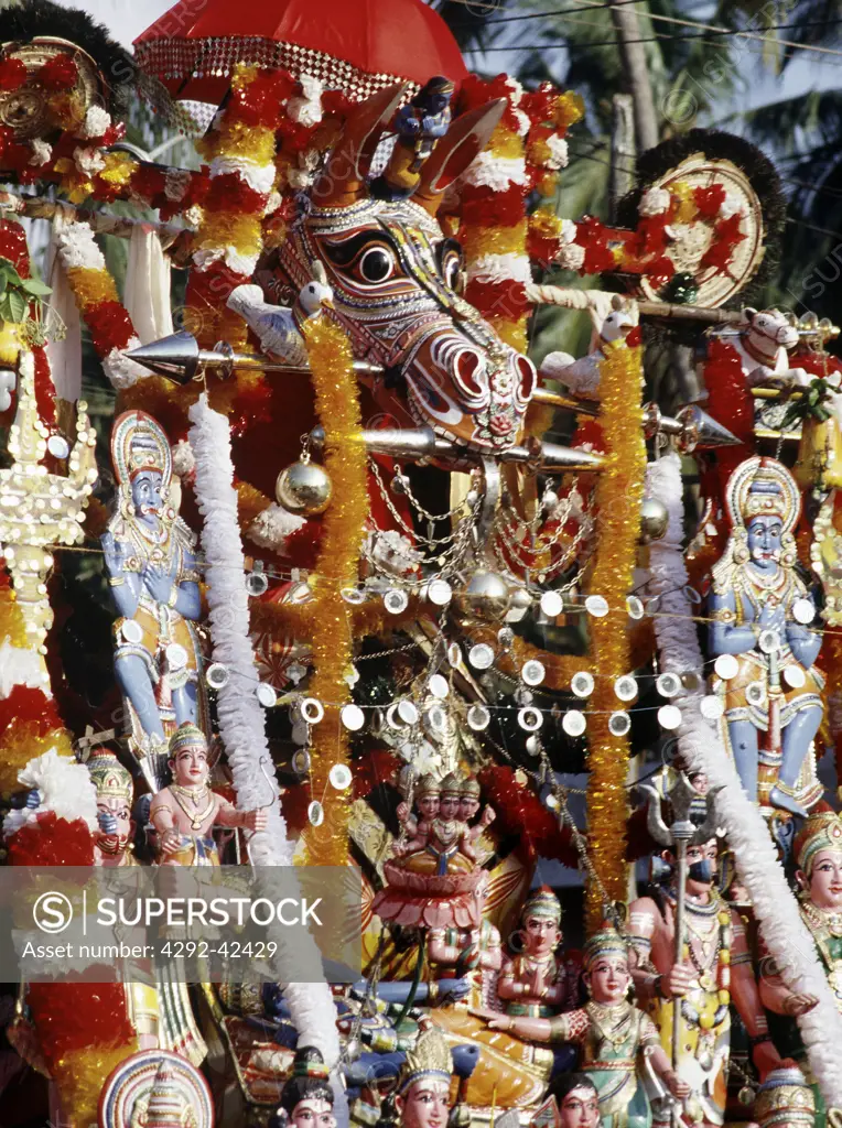 Temple chariot, Karnataka, India